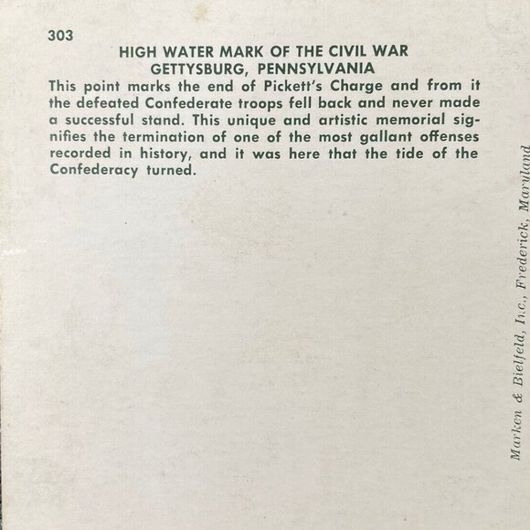 Vtg Gettysburg PA Postcard Lot Of 4 ￼‎ Battlefield Lincoln Speech Memorial Round - Picture 7 of 16